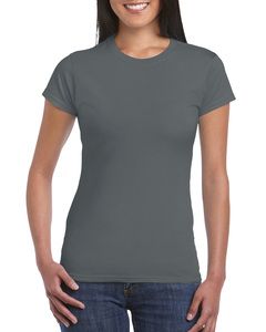 Gildan 64000L - Ladies Fitted Ring Spun T-Shirt Charcoal