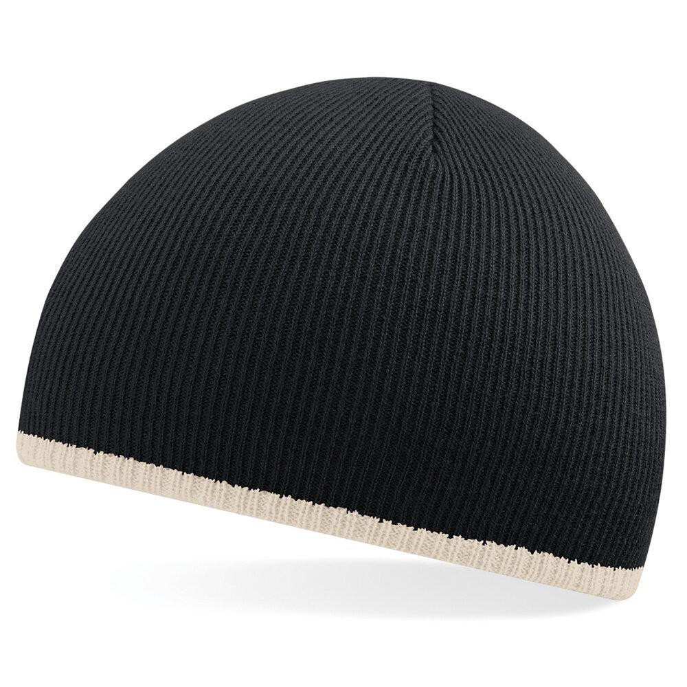 Beechfield BF44C - Two-tone beanie knitted hat