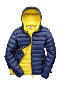 Result RS94F - Ladies' Snow Bird Padded Jacket Navy/Yellow