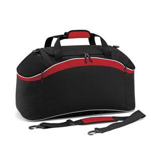 BagBase BG572 - Teamwear Holdall Black/Classic Red/White