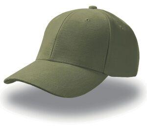 Atlantis AT076 - Unisex 6-panel cap Olive Green