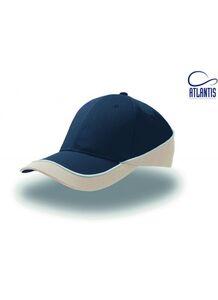 Atlantis AT088 - Contrasting 6-panel cap Navy/Kaki