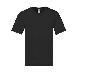 Fruit of the Loom SC224 - Original V neck T Black