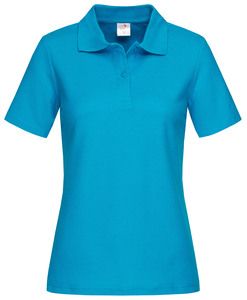 Stedman STE3100 - Polo SS for women Stedman Ocean Blue