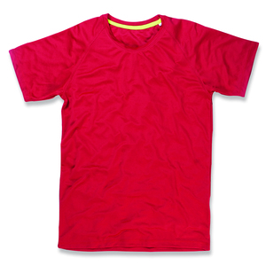 Stedman STE8410 - Crew neck T-shirt for men Stedman - ACTIVE 140  Crimson Red