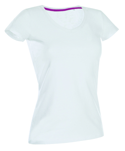 Stedman STE9710 - V-neck T-shirt for women Stedman - CLAIRE White