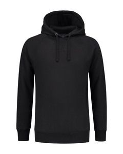 Lemon & Soda LEM3234 - Heavy Sweater Hooded Raglan for him Black