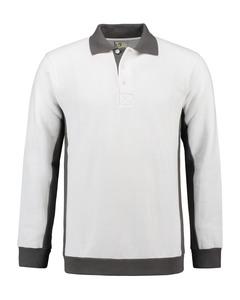 Lemon & Soda LEM4700 - Polosweater Workwear White/PG