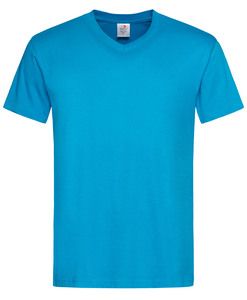 Stedman STE2300 - V-neck T-shirt SS for men Stedman Classic-T Ocean Blue