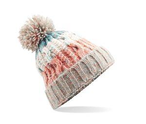 Beechfield BF486 - Corkscrew beanie with tassel Milkshake Mix