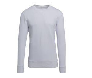 Build Your Brand BY010 - Lightweight crew neck sweatshirt White