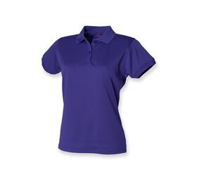Henbury HY476 - Breathable women's polo shirt Burgundy