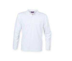 Henbury HY478 - Long Sleeve Polo White