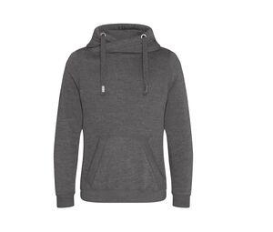 AWDIS JH021 - Cross neck sweatshirt Charcoal