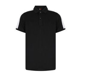 Finden & Hales LV382 - Stretch contrast polo shirt for children Black / White