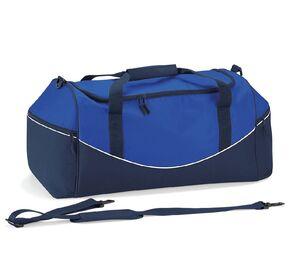 Quadra QD70S - Travel bag with large exterior pockets Bright Royal/ French Navy/ White