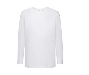 Fruit of the Loom SC6107 - Children's long sleeve t-shirt White