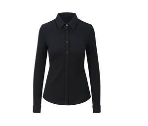 AWDIS SO DENIM SD047 - Shirt micro pique wife Anna Black