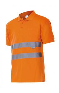 VELILLA V5512 - High visibility polo shirt Fluo Orange