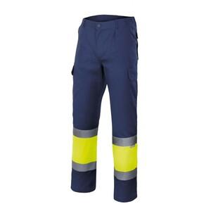 VELILLA VL157 - HIGH-VISIBILITY TWO-TONE PANTS