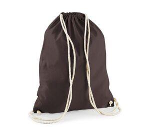 Westford Mill WM110 - Cotton gymsac Chocolate