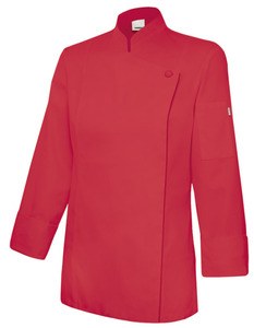 Velilla 405203TC - WOMEN'S LS CHEF JACKET Coral Red