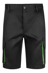 Velilla 103007 - TWO-TONE SHORTS Black/Lime Green