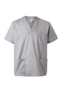 Velilla 589 - SCRUB TOP Ice Grey