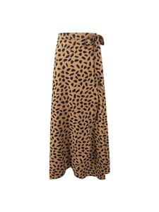 Ntextil or61368bC - Printed long wrap skirt